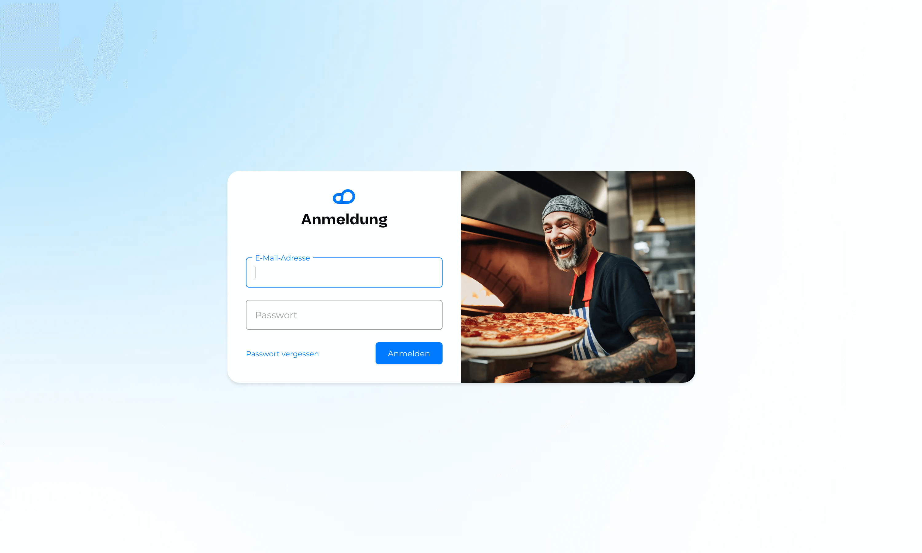 GastroCloud Login Screen