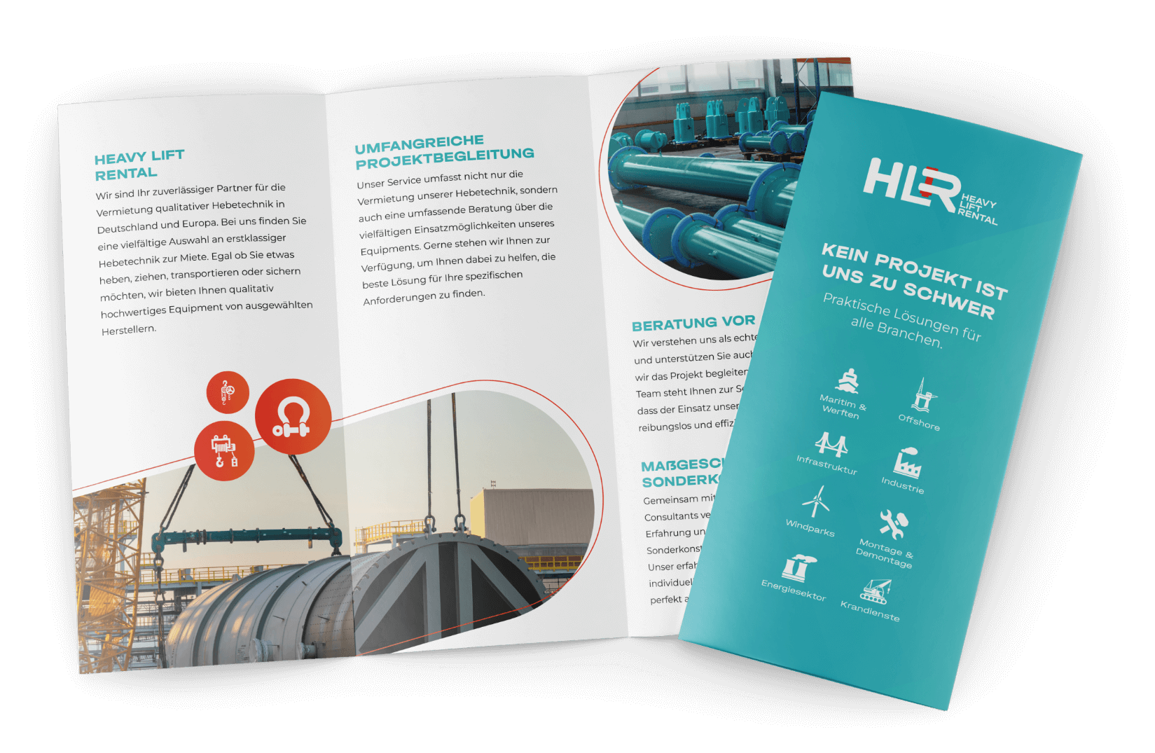 Mockup von HLR Flyer